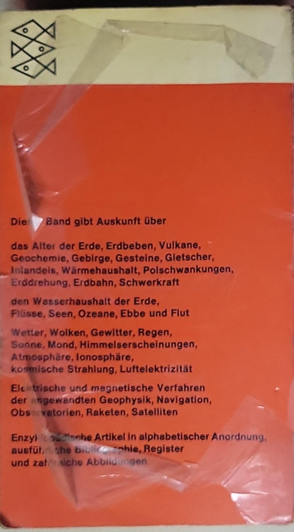 Geophysik: Neubearbeitung; Herausgeber: Julius Bartels, Gustav Angenheister