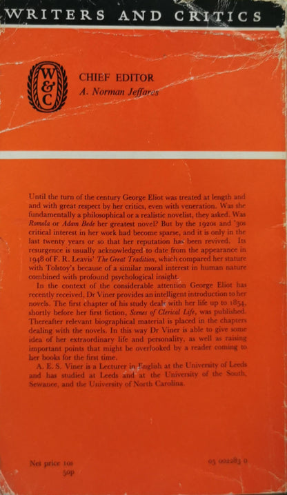 George Eliot: A.E.S. Viner By A. E. S. Viner