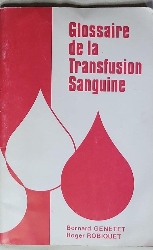 Glossaire de la transfusion sanguine