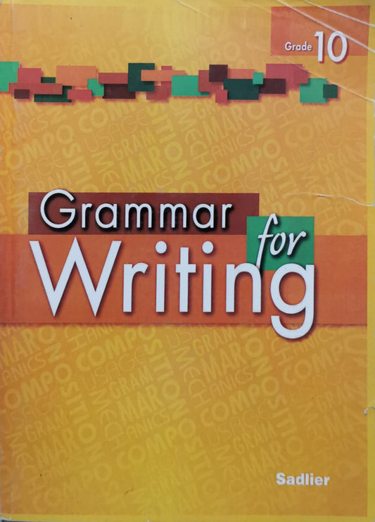 Grammar for Writing: Grade 10