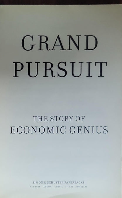 Grand Pursuit: The Story of Economic Genius