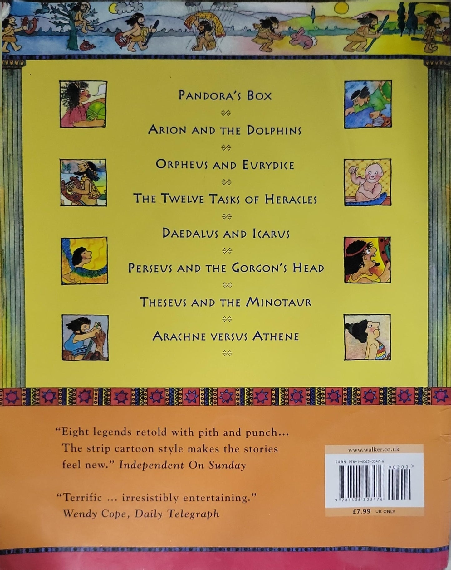Greek Myths: Retold and Illustrated by Marcia Williams