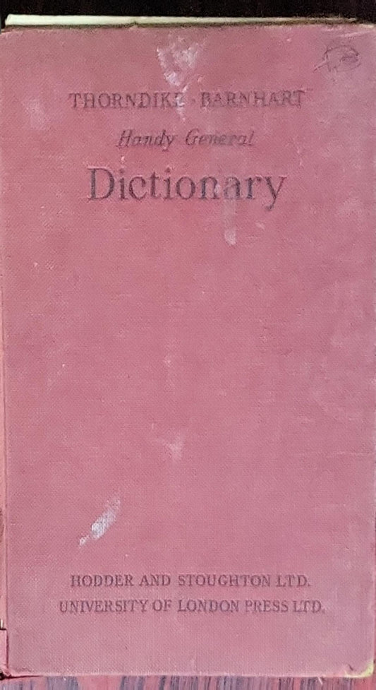 Handy General Dictionary: Thorndike Barnhart (edited by Clarence L. Barnhart)