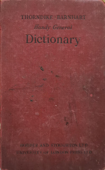 Handy Pocket Dictionary By Clarence L. Barnhart