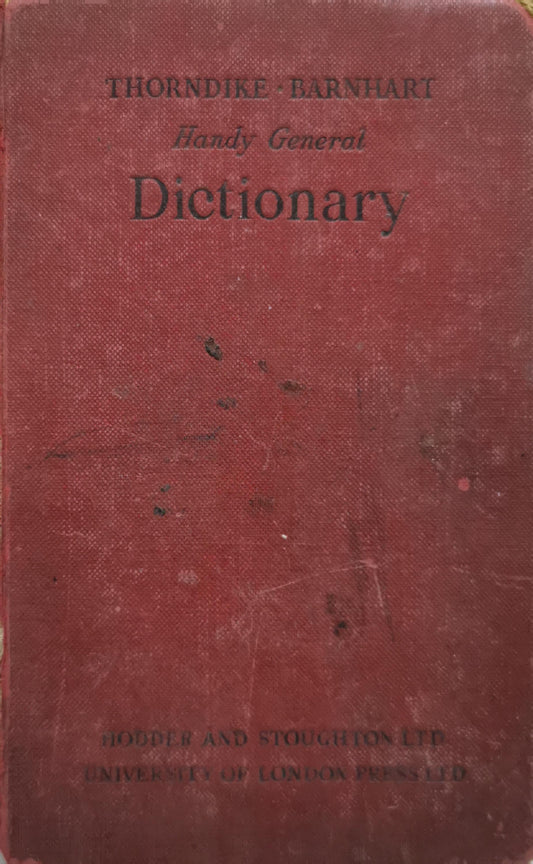 Handy Pocket Dictionary By Clarence L. Barnhart