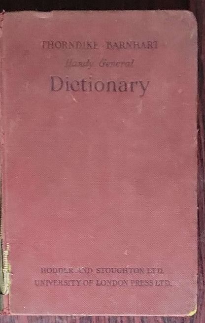 Handy Pocket Dictionary: Thorndike Barnhart (edited by Clarence L. Barnhart)