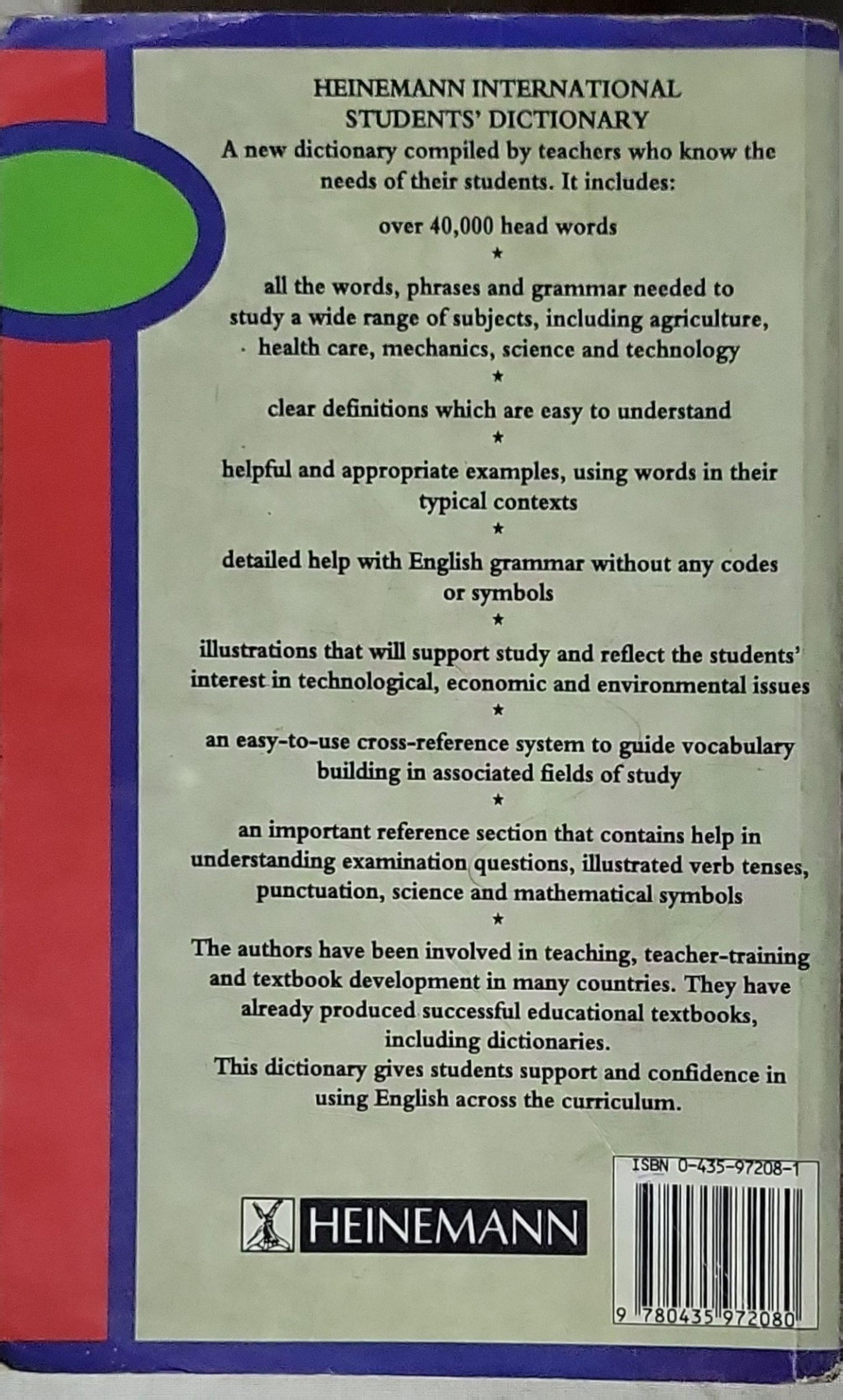 HEINEMANN INTERNATIONAL STUDENTS' DICTIONARY