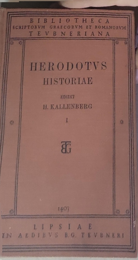Herodotus Historiae: Editio H. Kallenberg