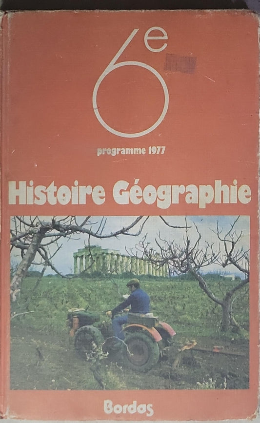 Histoire Géographie 6e: aux éditions Bordas