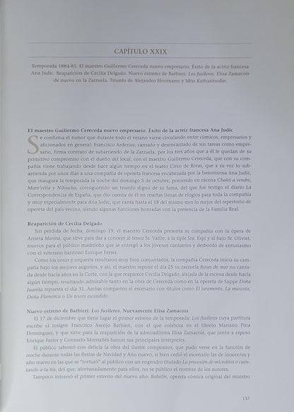 Historia del Teatro de la Zarzuela de Madrid: Tomo Primero 1856-1909