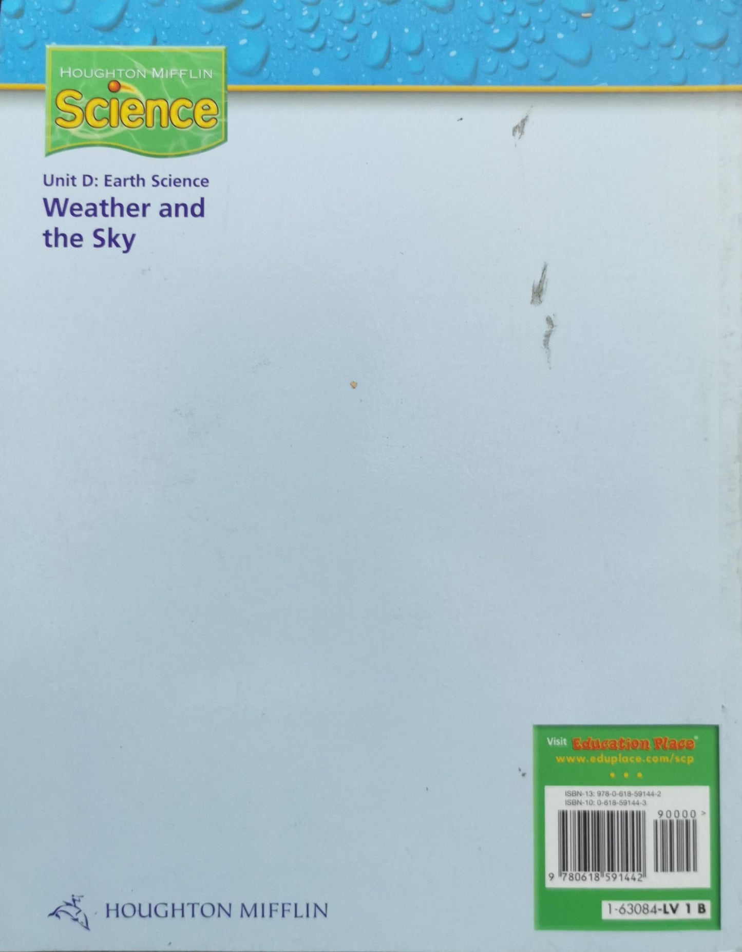 Houghton Mifflin Science: Unit D: Weather and the Sky