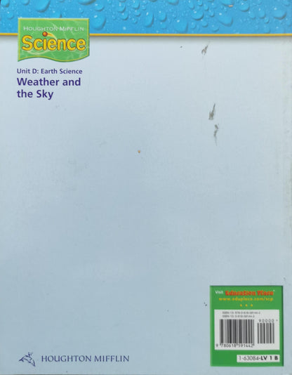 Houghton Mifflin Science: Unit D: Weather and the Sky