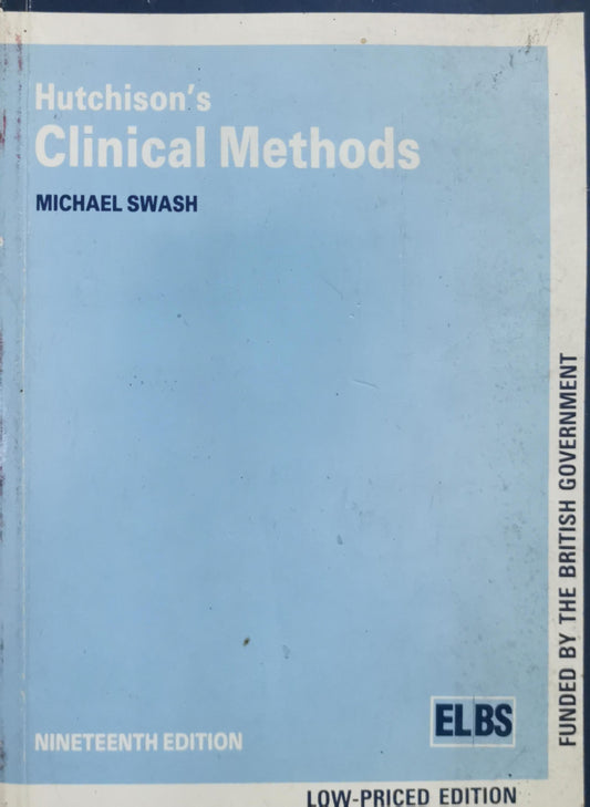 Hutchison's Clinical Methods By Michael Swash