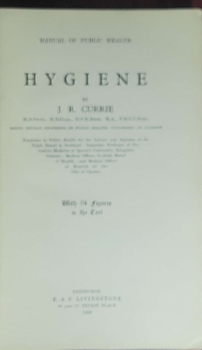 Hygiene: Manual of Public Health Hygiene