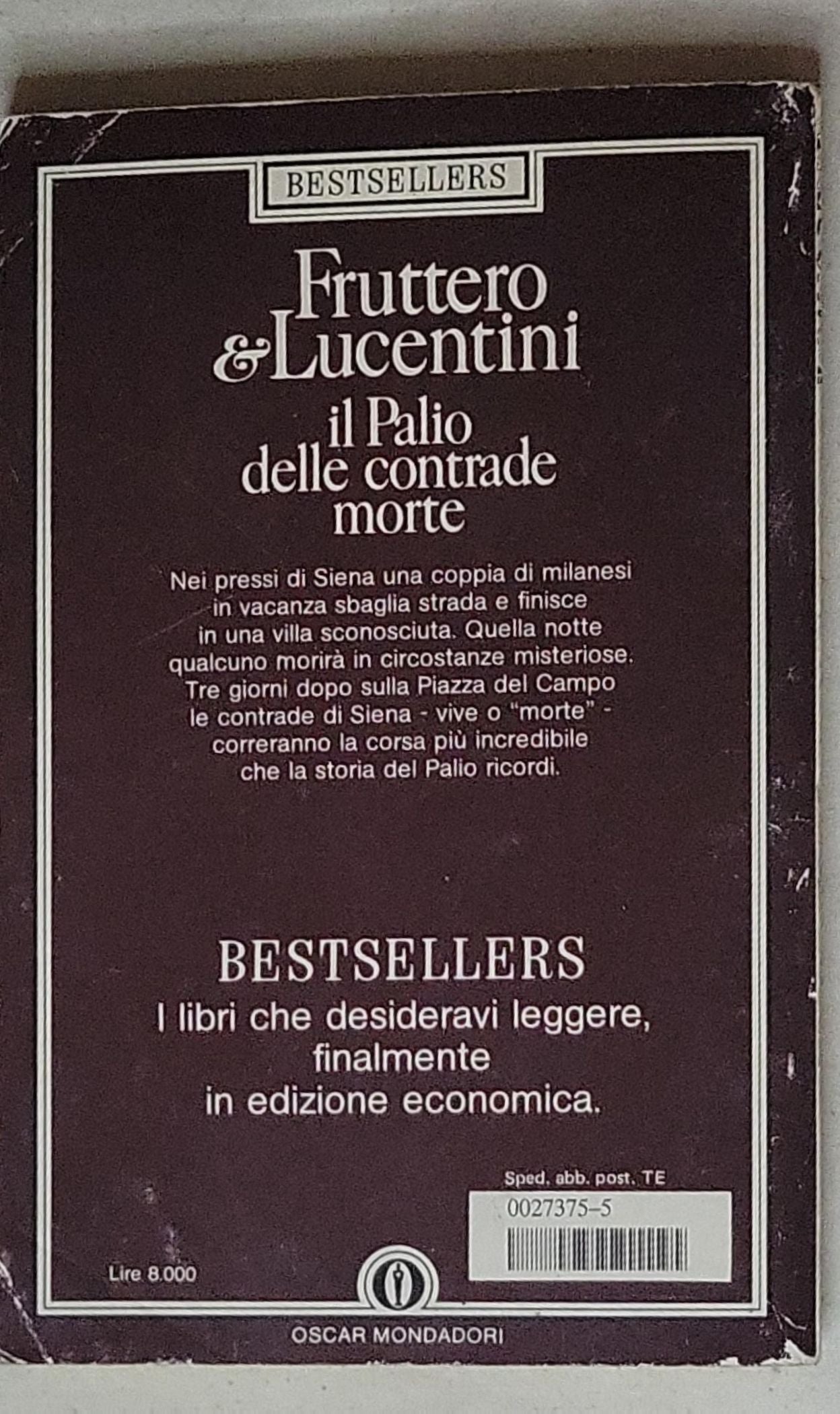 Il palio delle contrade morte
