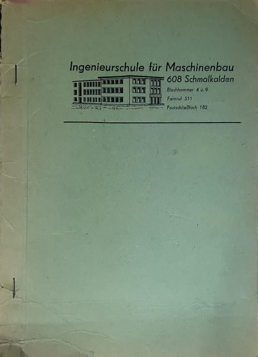 Ingenieurschule für Maschinenbau