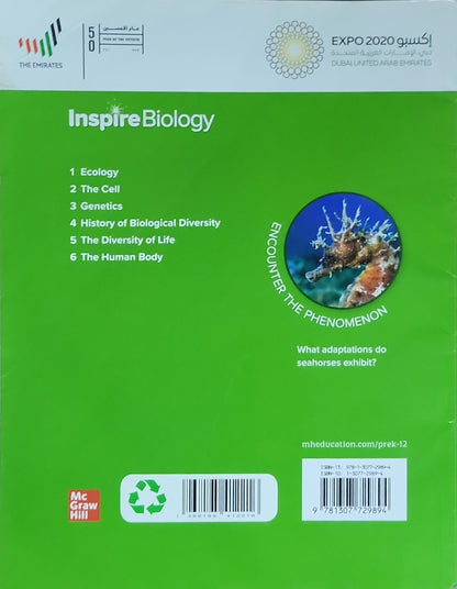 Inspire Biology: UAE Edition Grade 9 Advanced 2021-2022