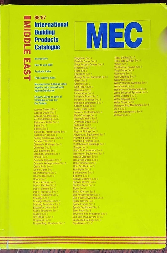 International Building Products Catalogue: 96/97