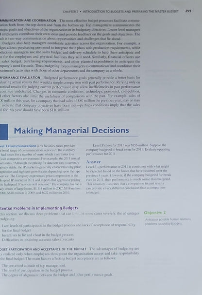 Introduction to Management Accounting