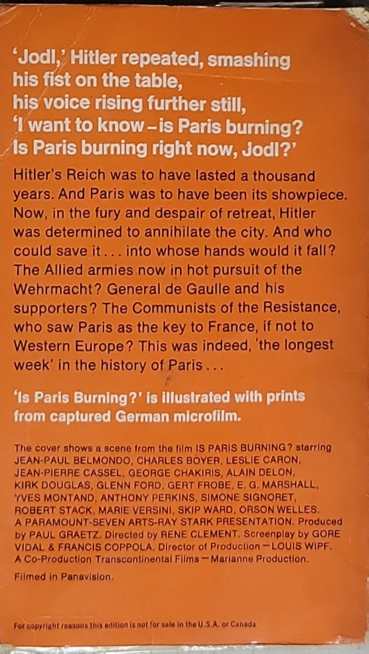 Is Paris Burning?