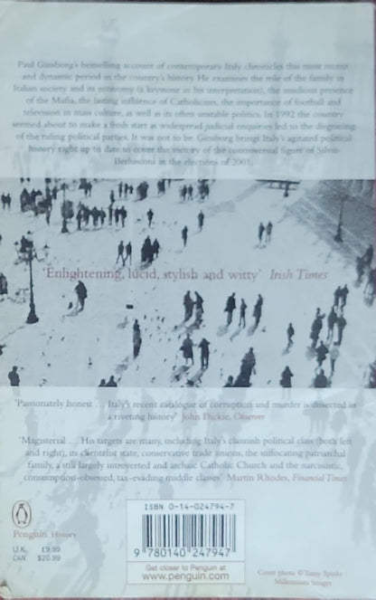 Italy and Its Discontents: Family, Civil Society, State 1980-2001