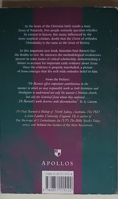 Jesus and the Logic of History: New Studies in Biblical Theology No. 3