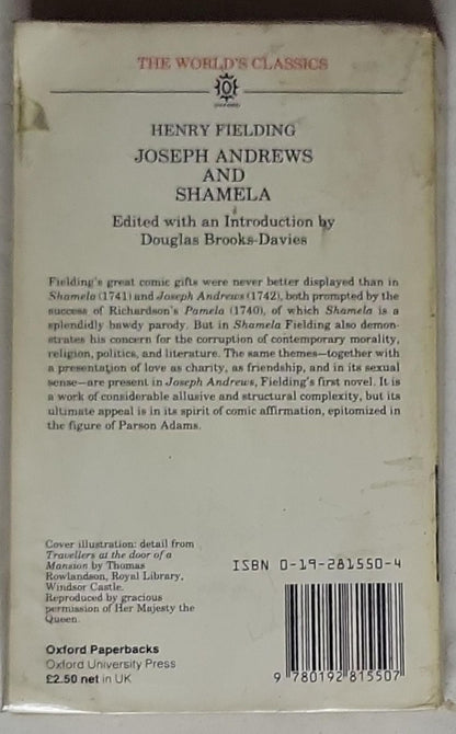 Joseph Andrews and Shamela