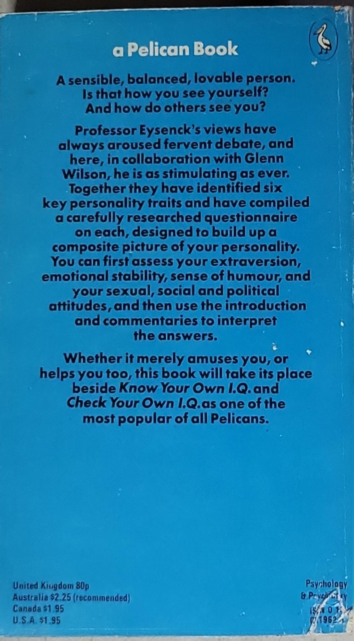 Know Your Own Personality
