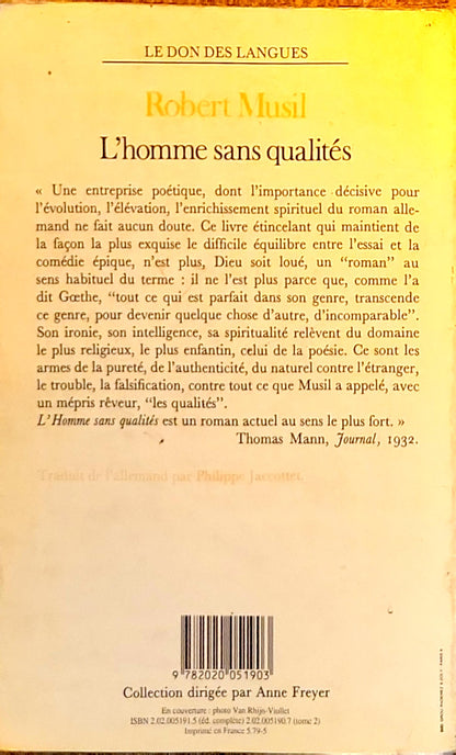 L'homme sans qualités