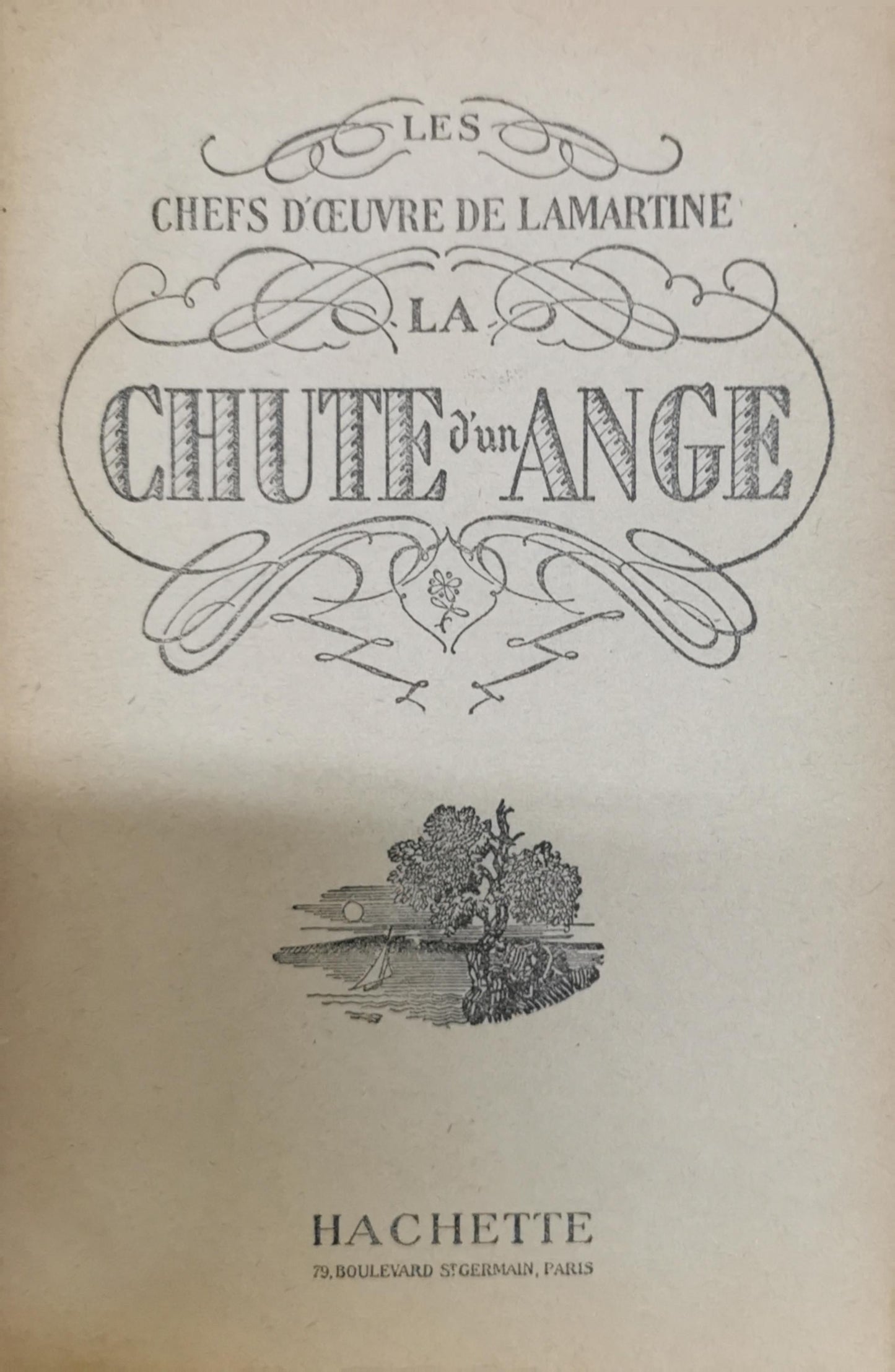 La Chute d'un Ange By Alphonse de Lamartine