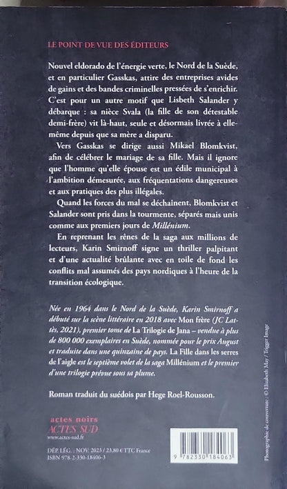 La fille dans les serres de l'aigle
