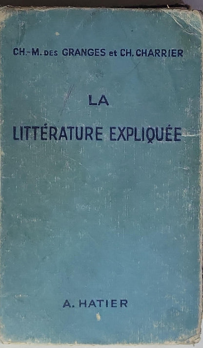 LA LITTÉRATURE EXPLOUÉE