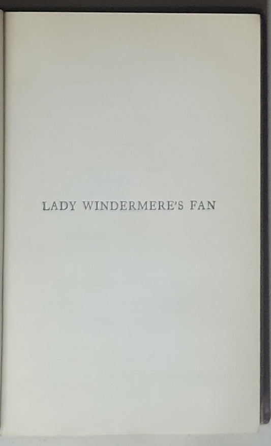 Lady Windermere's Fan
