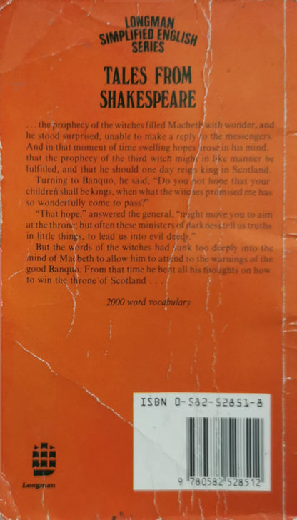 Lamb's Tales from Shakespeare: Tales from Shakespeare (Longman Simplified English Series, 2000 word vocabulary) By Charles Lamb and Mary Lamb