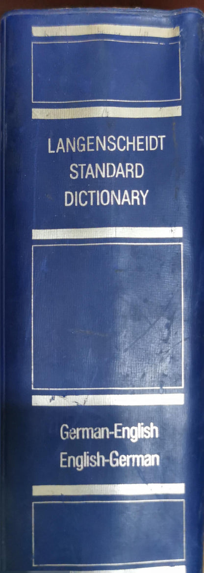 Langenscheidt's Standard Dictionary of the English and German Languages: First Part By Prof. Edmund Klatt