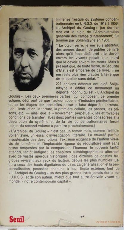 L'Archipel du Goulag: Tome 1