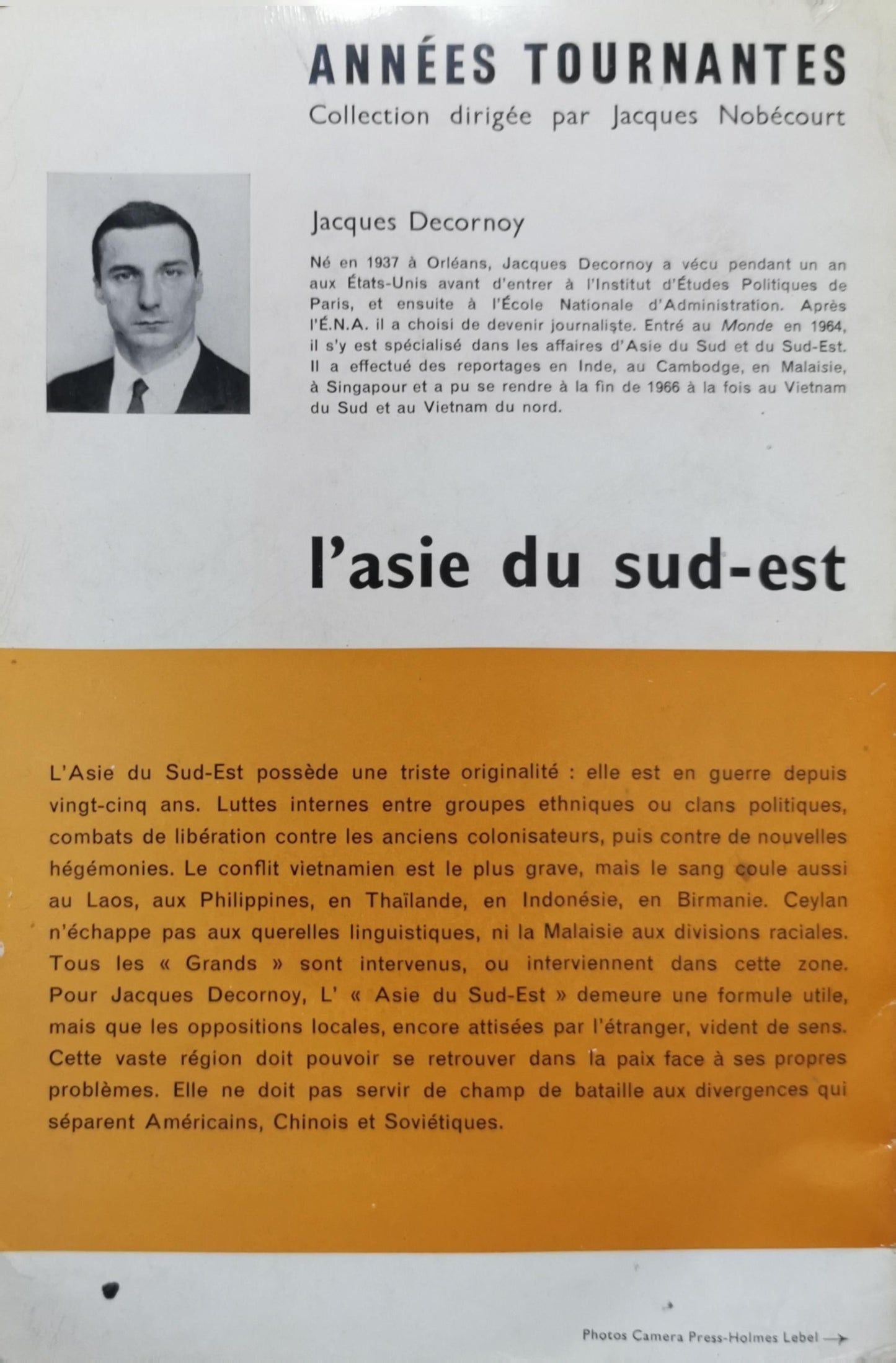 l'Asie: du sud-est By Jacques Decornoy