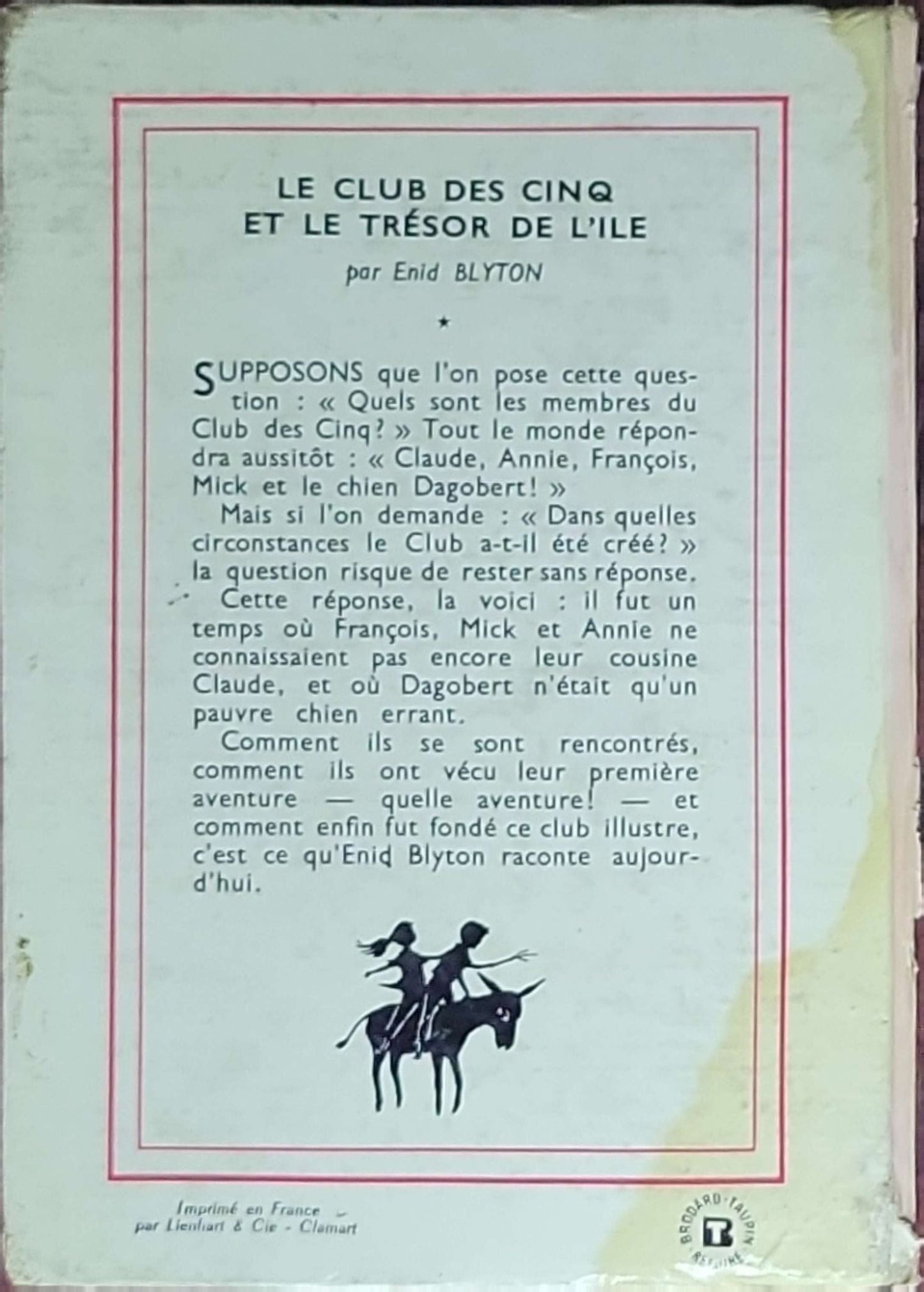 Le Club des Cinq et le Trésor de l'île: (Nouvelle Bibliothèque Rose, 2e série, n°100)