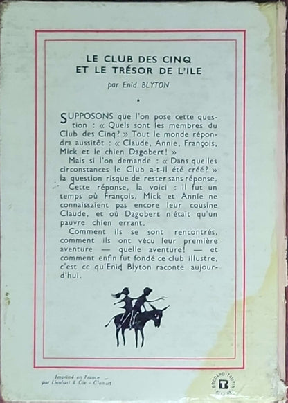 Le Club des Cinq et le Trésor de l'île: (Nouvelle Bibliothèque Rose, 2e série, n°100)