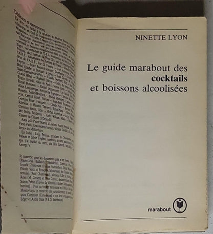 Le guide marabout des cocktails et boissons alcoolisées