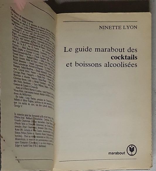 Le guide marabout des cocktails et boissons alcoolisées