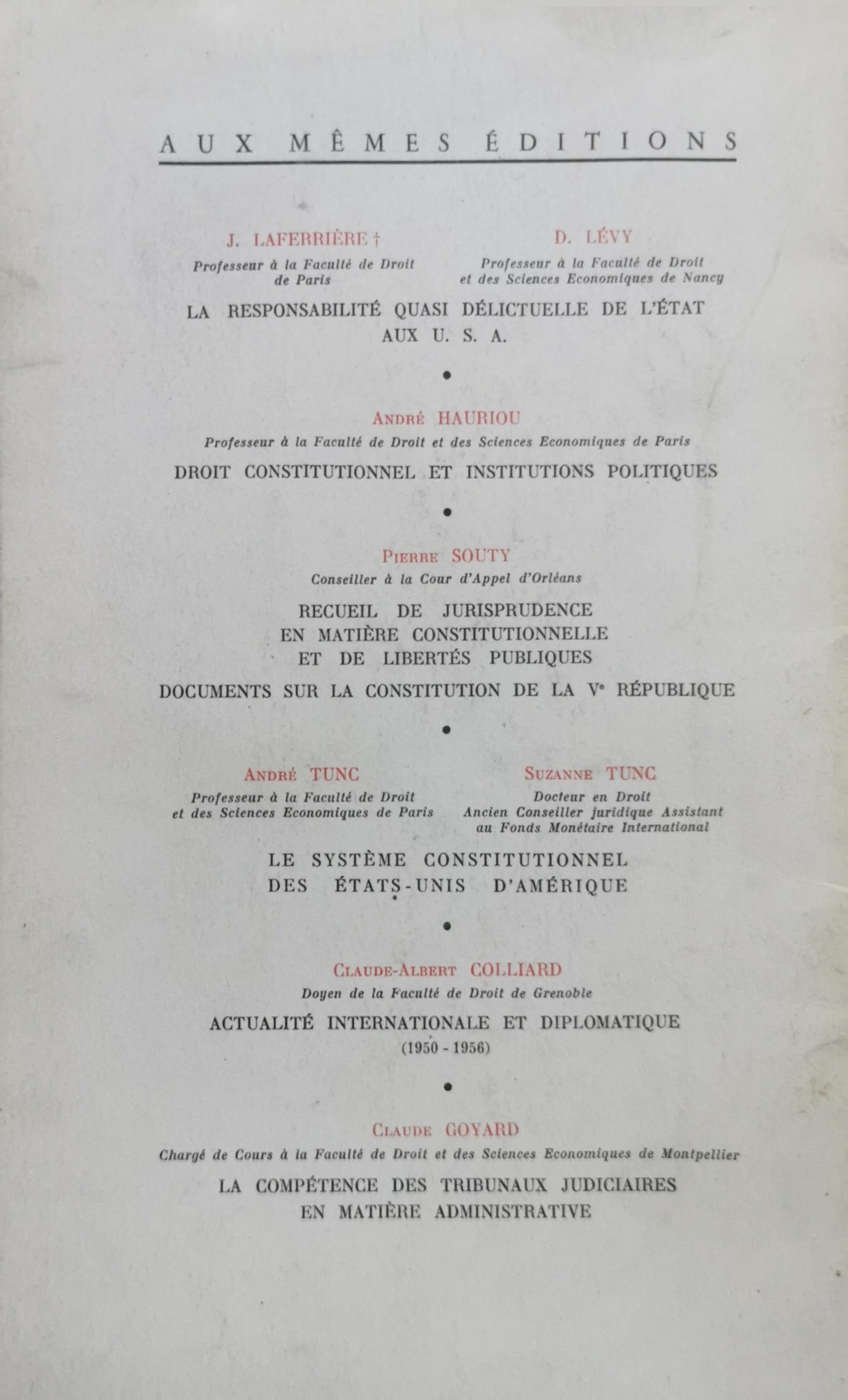 Le Pouvoir Exécutif dans les Pays Occidentaux By Paul Marie Gaudemet