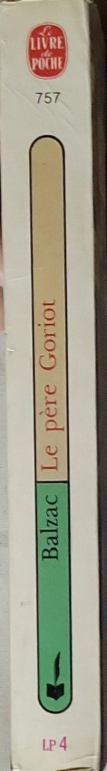 Le père Goriot By Honoré de Balzac