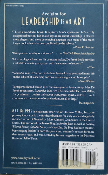 Leadership Is an Art By Max De Pree