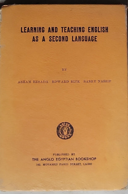 Learning and Teaching English as a Second Language