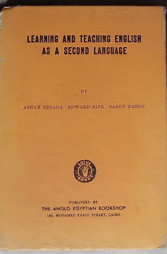 Learning and Teaching English as a Second Language