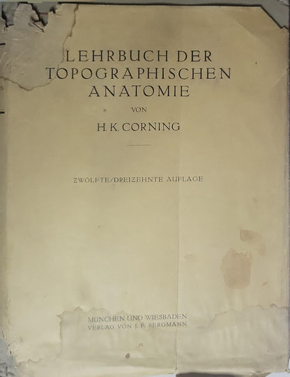 Lehrbuch der Topographischen Anatomie