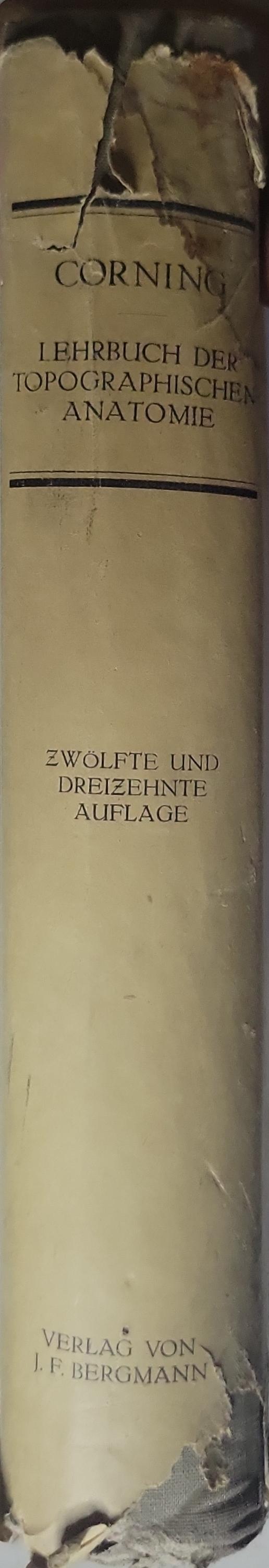 Lehrbuch der Topographischen Anatomie