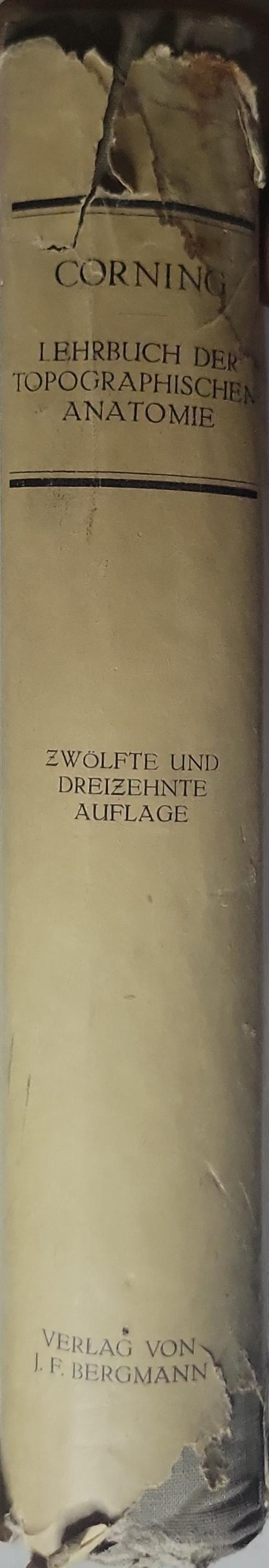 Lehrbuch der Topographischen Anatomie