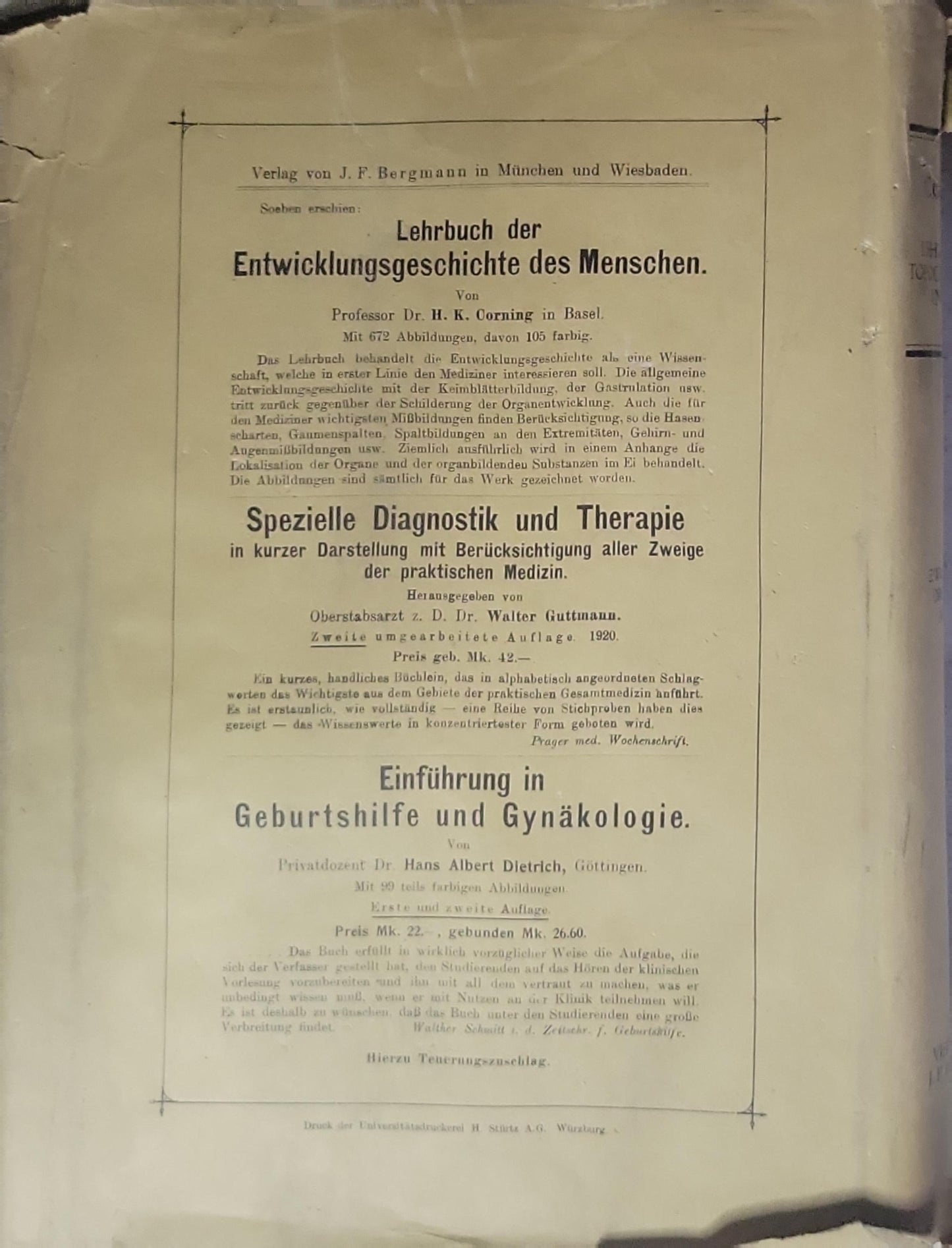 Lehrbuch der Topographischen Anatomie